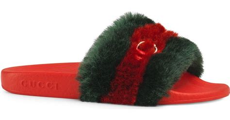 buy cheap gucci slides|fluffy gucci slides.